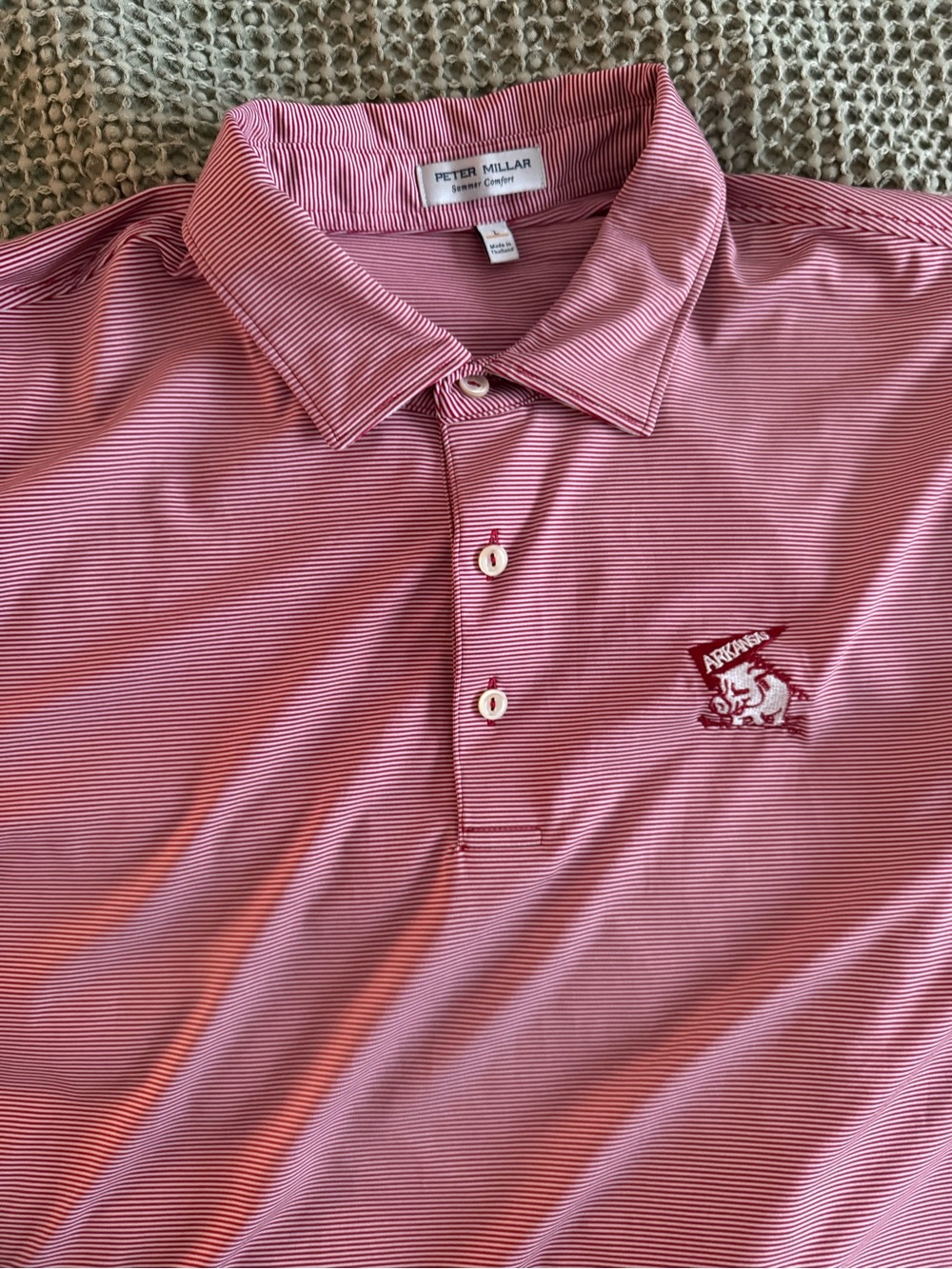Peter Millar Arkansas Razorback Polo